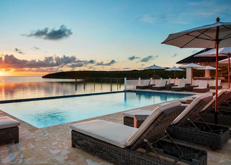 Poolside at French Leave resort