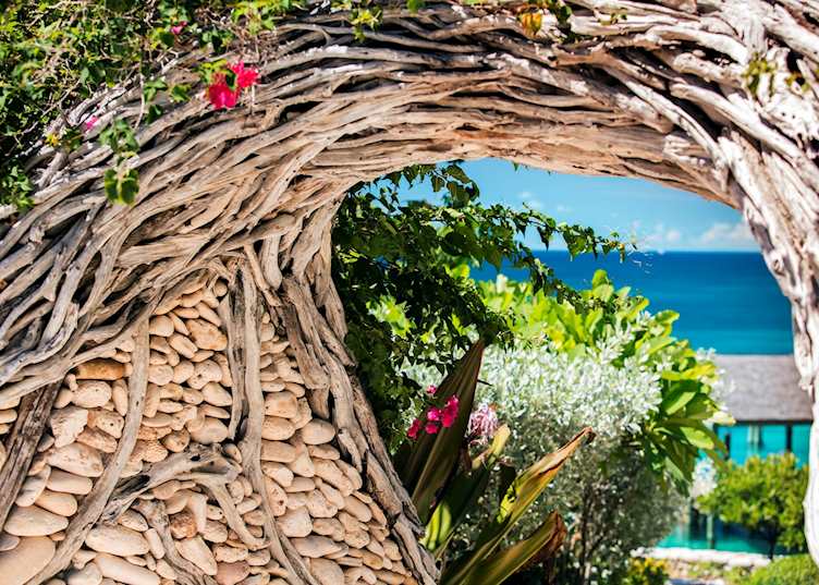 Hotel garden