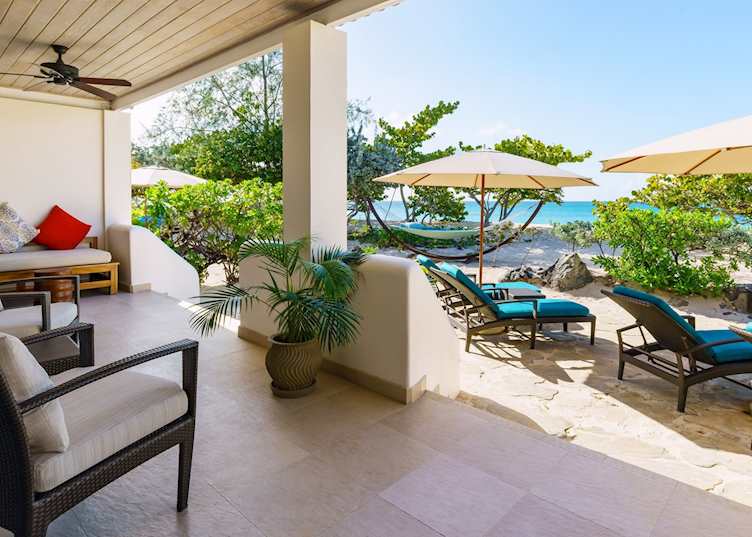 Saffron beach suite patio