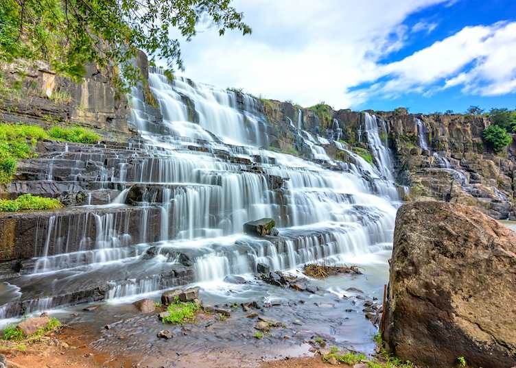 Waterfall in Vietnam's Central Highlands