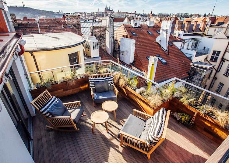 Spa rooftop