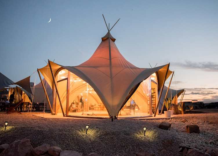 Exterior camp Under Canvas Zion