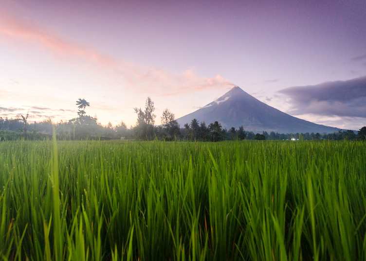 Mayon Volcano in Luzon