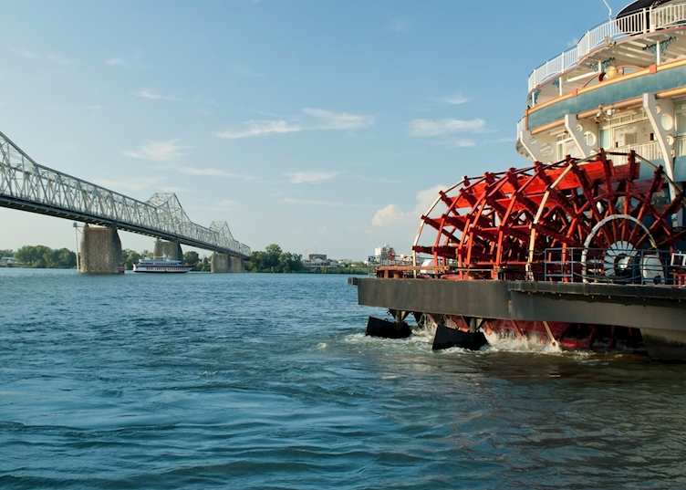 Paddleboat on the Mississippi River