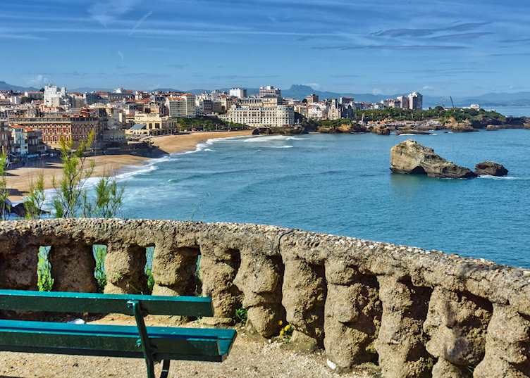 A view of Biarritz