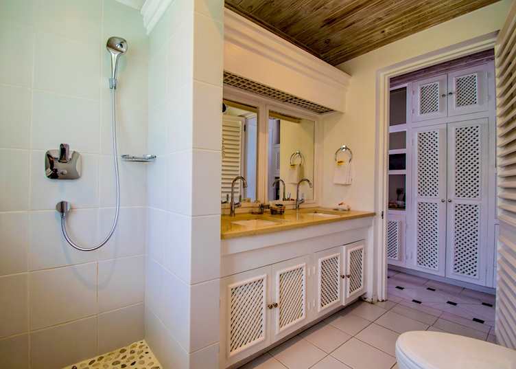 Bathroom at Bequia Plantation Hotel