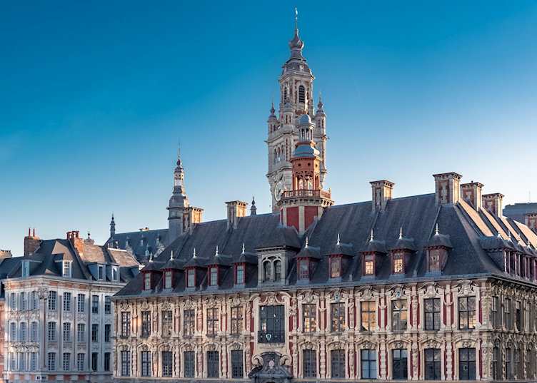 The old facades of Lille