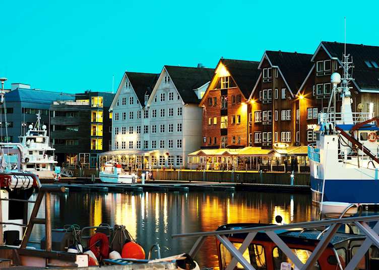 Tromsø at night
