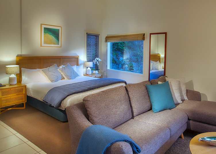 Superior suite at Awaroa Lodge