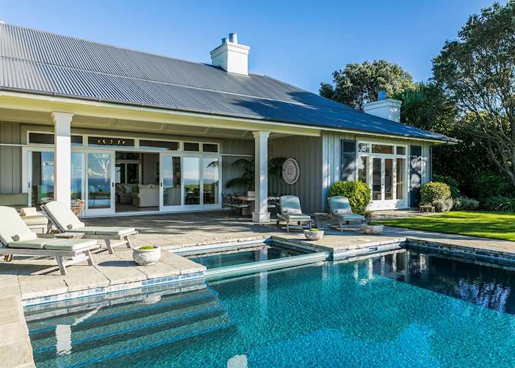 Exterior view of the Owner's Cottage, Rosewood Kauri Cliffs