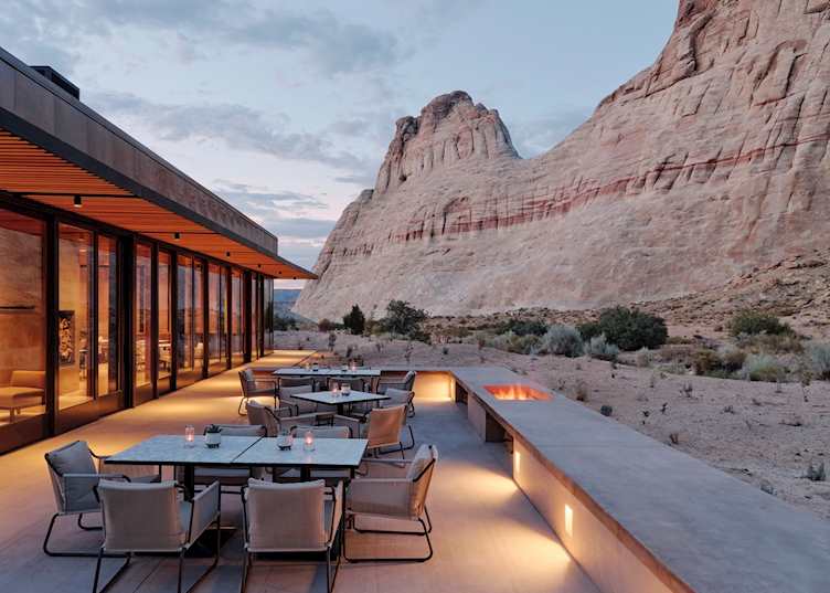 Camp Sarika Restaurant Outside Patio
