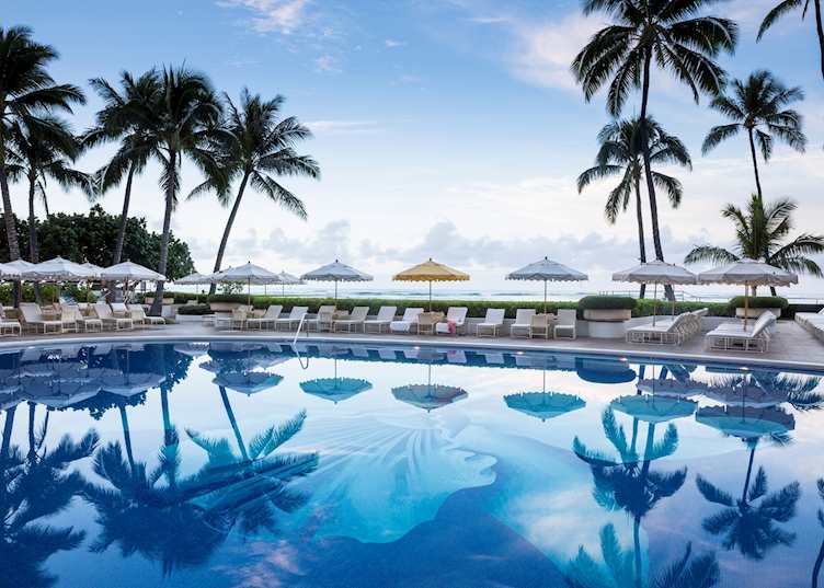 Swimming pool, Halekulani Hotel