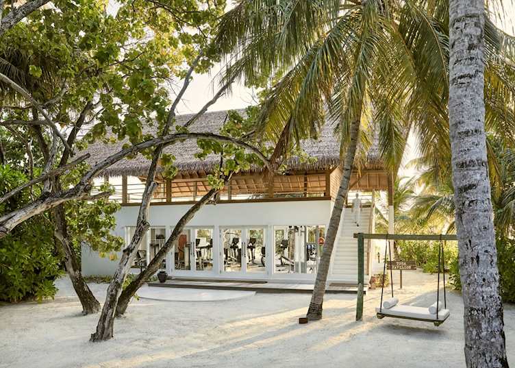 The gym building at COMO Cocoa Island