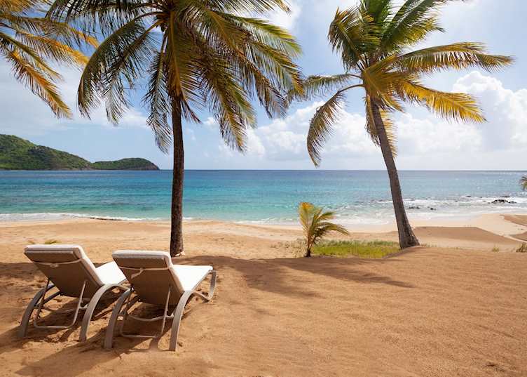 Junior Suite Beachfront, Curtain Bluff