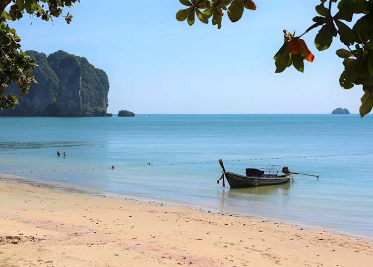 Longtail boat at Ao Nang Beach