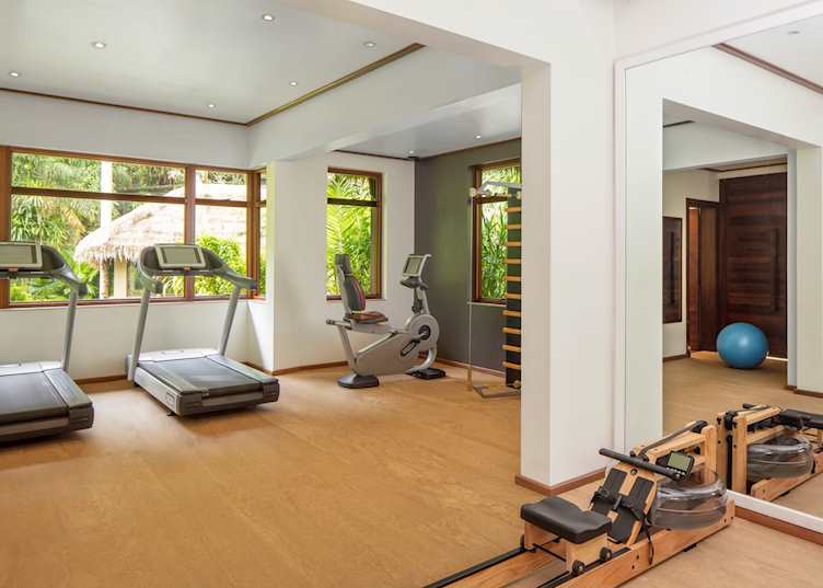 The gym area, Anantara Maia Resort & Spa