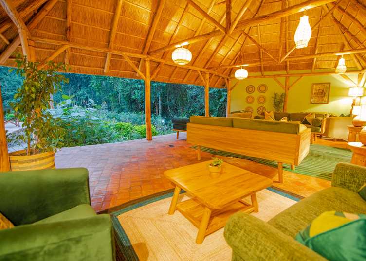A lounge area, Primate Lodge Kibale