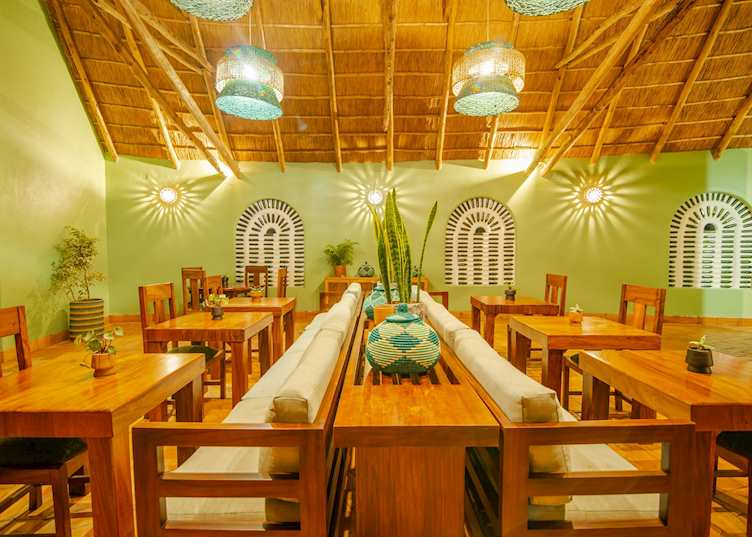 The dining area at Primate Lodge Kibale