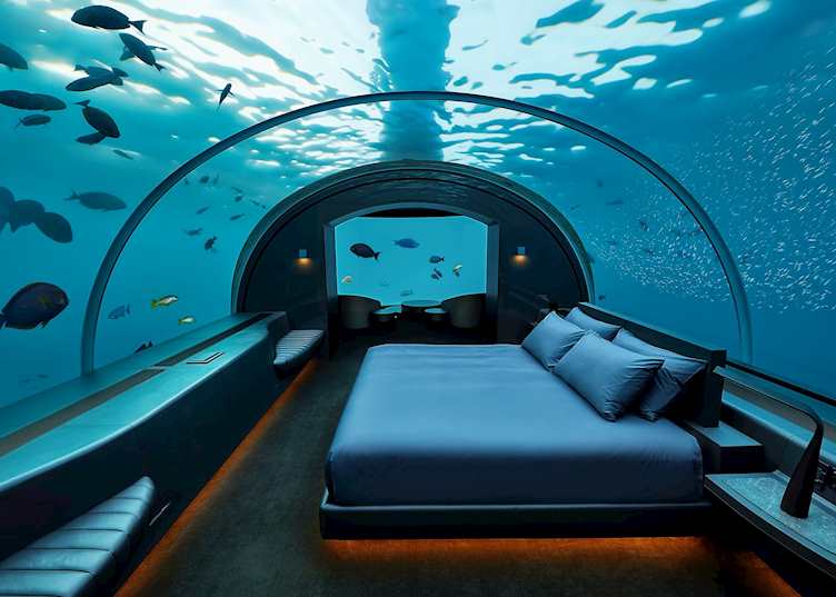 The Undersea bedroom within the Muraka