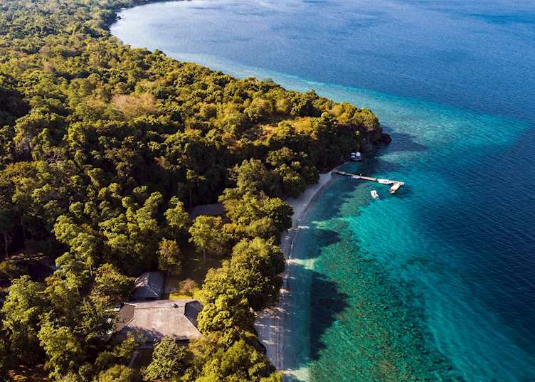 Aerial view, Amanwana