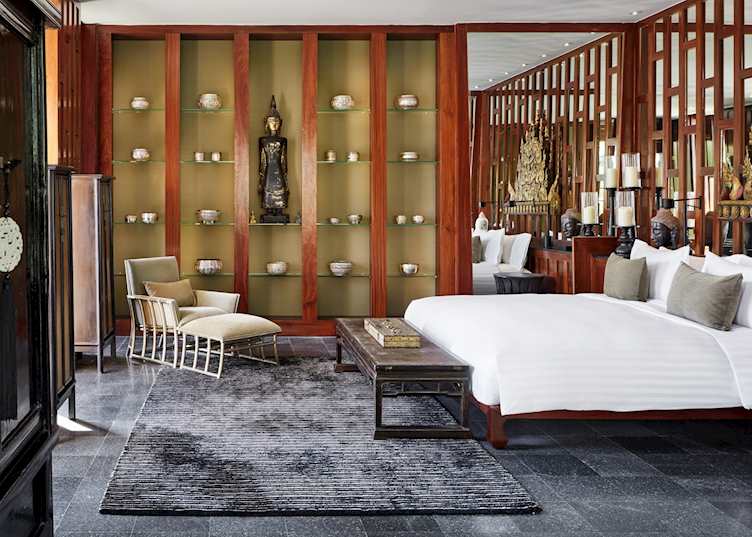 Ocean Villa bedroom, Amanpuri