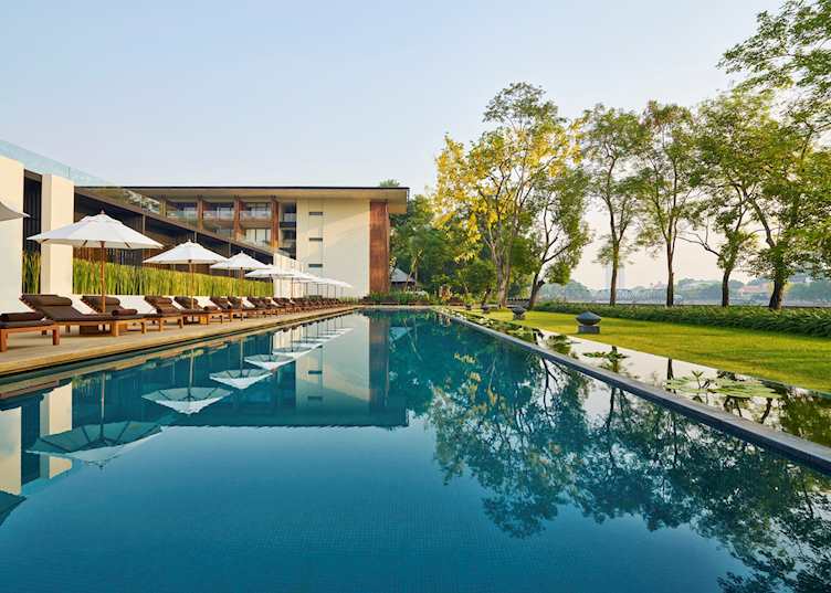Swimming pool at Anantara Chiang Mai Resort