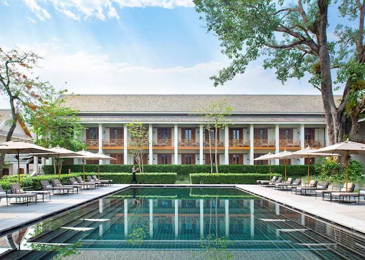 Resort pool, Avani Luang Prabang
