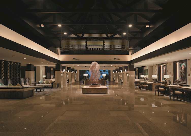 Ocean Wing lobby, Shangri-La's Rasa Ria Resort & Spa