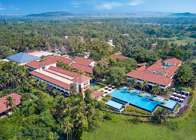 Aerial view, Alila Diwa, Goa