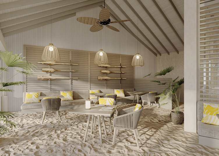 Inside the Cumin Restaurant, Anantara Veli Maldives Resort 
