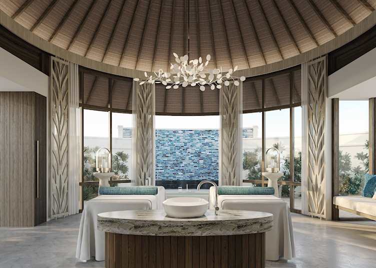 Inside the spa at Anantara Veli Maldives Resort