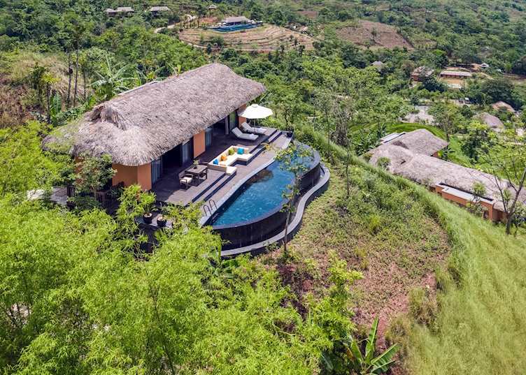 Aerial view of a room at Avana Retreat