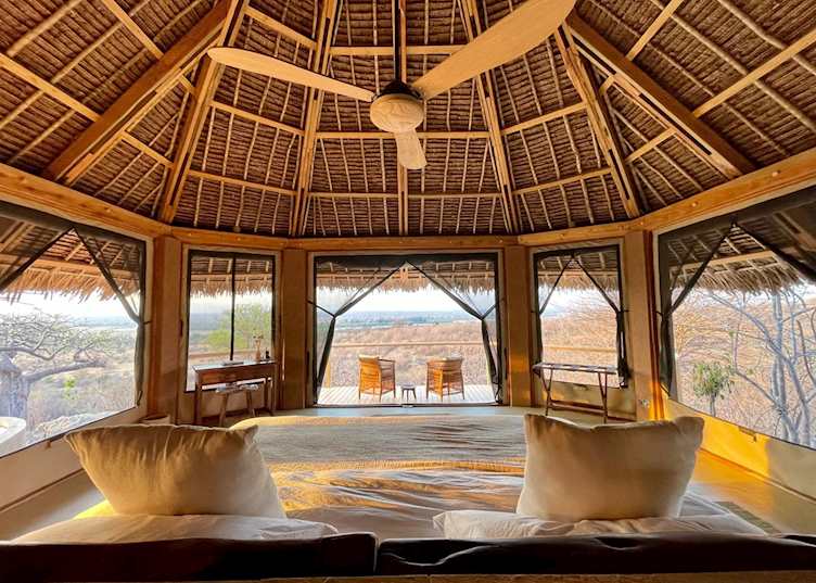 Interior room view, Kichaka Frontier Camp