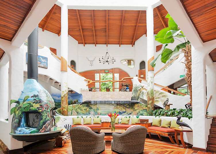 Lobby, Finca Rosa Blanca