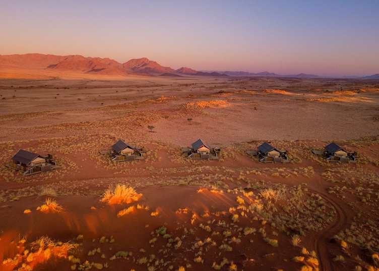 Aerial view, Wolwedans Dune Camp