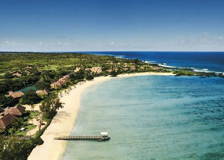 Aerial view, Shanti Maurice Resort & Spa