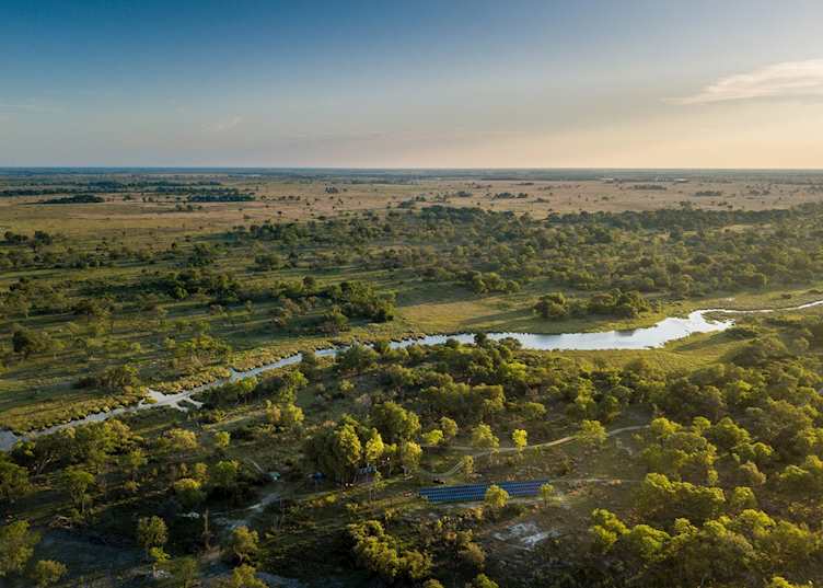 Aerial view, Canvas & Orchids Retreat