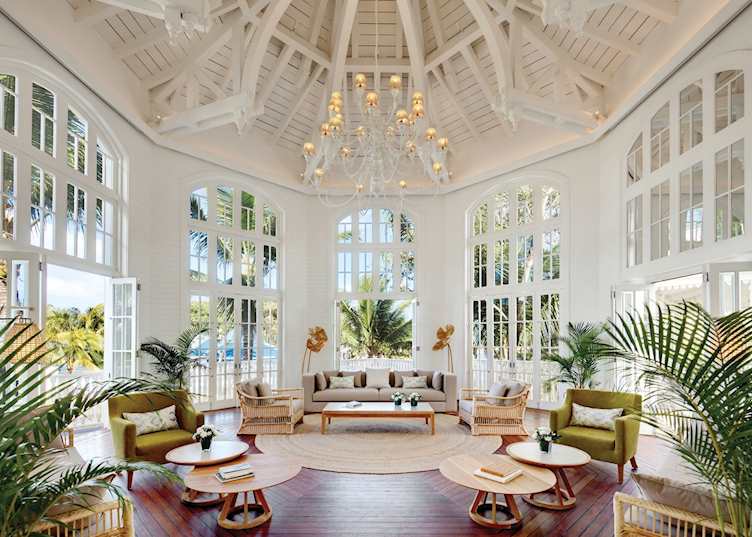 The reception rotunda, Heritage Le Telfair Golf & Wellness Resort