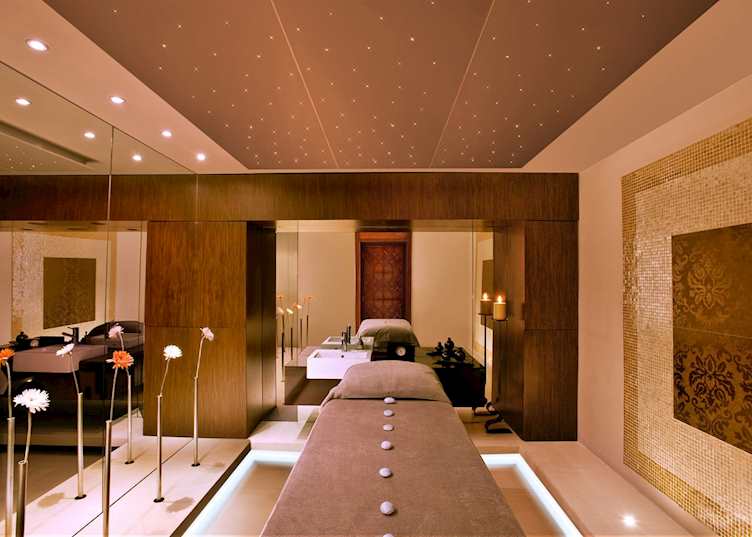 The spa's treatment rooms
