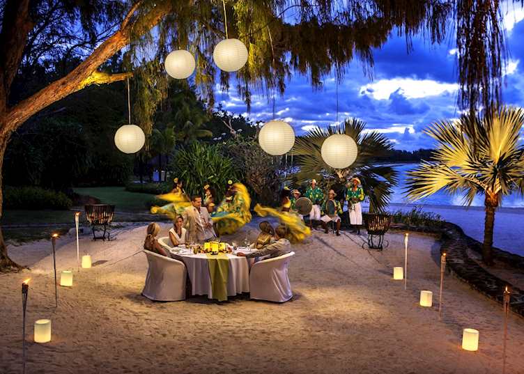 Beach dinner, The Residence Mauritius