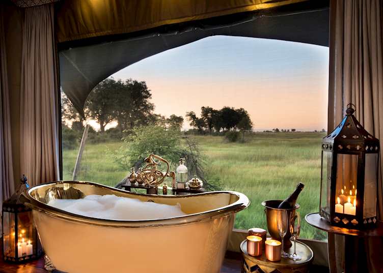 View from suite at Duba Plains Camp, Duba Plains Concession