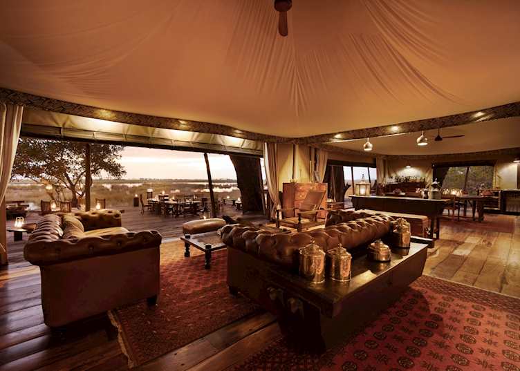 Main area at Zarafa Camp