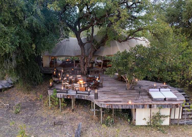 Boma area at Zarafa Camp