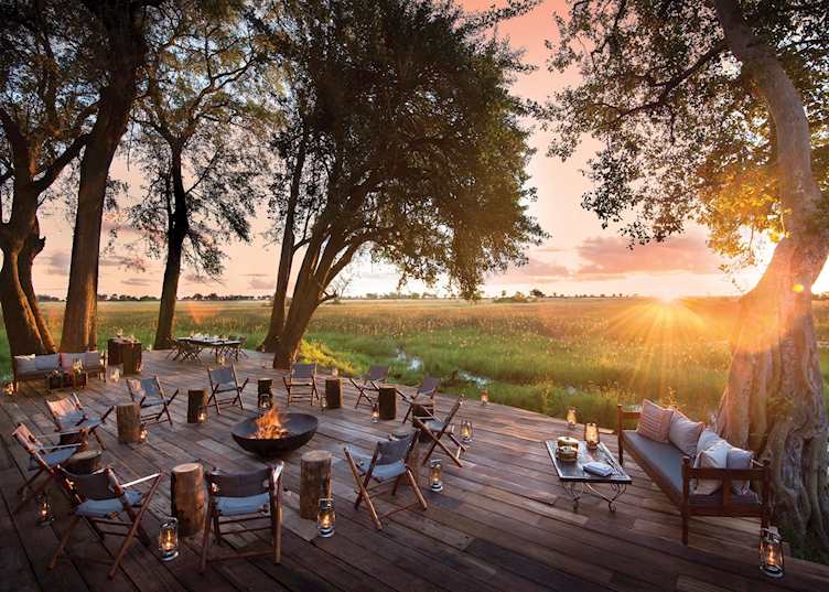 View from boma area at Duba Plains Camp