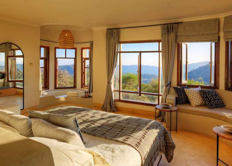 Bedroom view, Ol Lentille