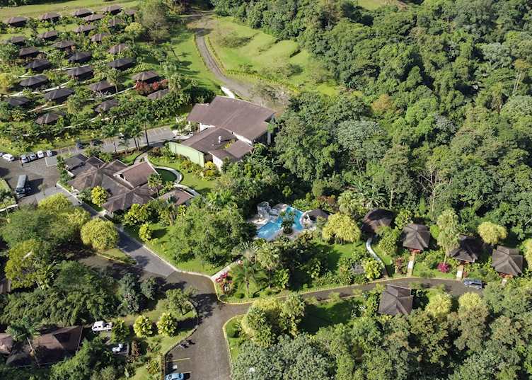 Aerial view, Lomas del Volcan