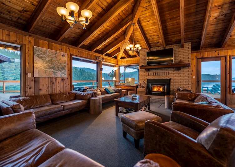 Great Room, Berry Island Wilderness Lodge