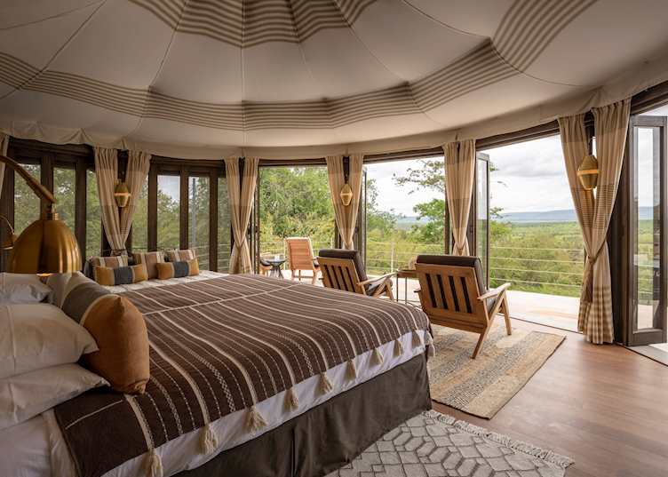 Bedroom view, Ol Seki Hemingways Mara