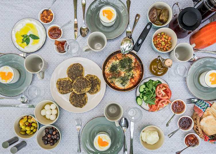 Breakfast dining at Beit al Baraka