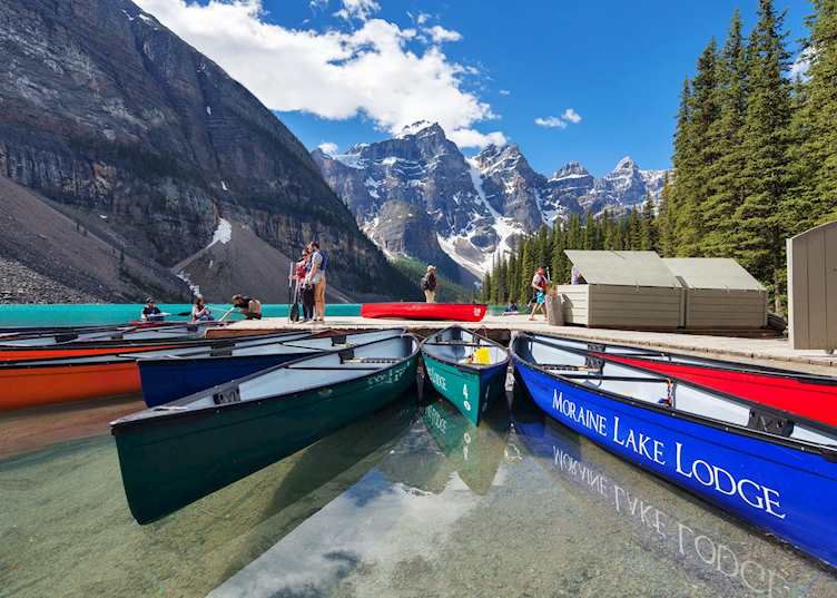 Canoes, Moraine Lake Lodge 